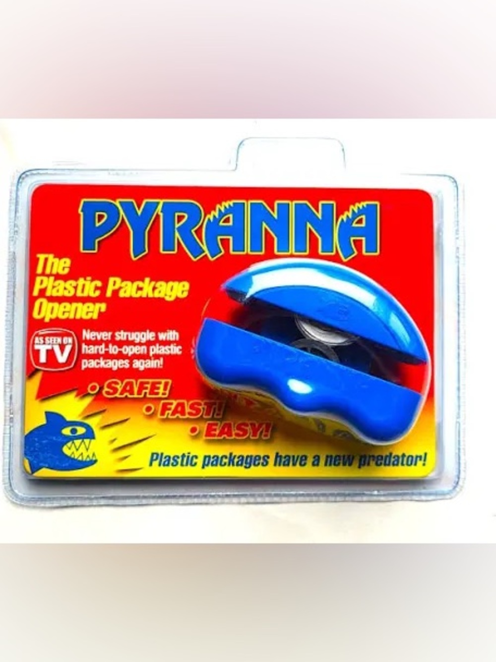 Pyranna Plastic Package Opener As Seen on TV New Sealed Safety Cutter